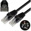 UTP Patch Kabel Neku 2x RJ45 CAT5e 0,25m, černý UTP Patch Kabel Neku 2x RJ45 CAT5e 0,25m, černý
