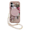 Guess IML Flowers Strap MagSafe zadný kryt pre iPhone 17 Pink Guess IML Flowers Strap MagSafe zadný kryt pre iPhone 17 Pink