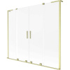 Mexen Velar L Duo, 2-krídlová posuvná vaňová zástena 170 x 150 cm, 8mm sklo námraza, zlatá matná, 896-170-003-32-55 Mexen Velar L Duo, 2-krídlová posuvná vaňová zástena 170 x 150 cm, 8mm sklo námraza, zlatá matná, 896-170-003-32-55