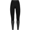 Dámske funkčné spodky Icebreaker Women's ZoneKnit 200 Leggings - black/jet heather/cb L Dámske funkčné spodky Icebreaker Women's ZoneKnit 200 Leggings - black/jet heather/cb L