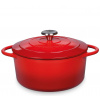 Litinový hrnec kulatý Provence 24 cm červený - Küchenprofi Solingen (Litinový Hrnec na pečení Provence kulatý 24 cm červený - Küchenprofi Solingen) Litinový hrnec kulatý Provence 24 cm červený - Küchenprofi Solingen (Litinový Hrnec na pečení Provence kulatý 24 cm červený - Küchenprofi Solingen)