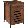 TecTake Waterford nočný stolík 40 × 42 × 60,5 cm – Industrial tmavé drevo TecTake Waterford nočný stolík 40 × 42 × 60,5 cm – Industrial tmavé drevo