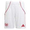 adidas Arsenal Home Shorts 2025 2026 Juniors White/Red 11-12 Years adidas Arsenal Home Shorts 2025 2026 Juniors White/Red 11-12 Years