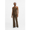 NOHAVICE KARL LAGERFELD SNAP DETAIL FASHION PANTS JAVA NOHAVICE KARL LAGERFELD SNAP DETAIL FASHION PANTS JAVA