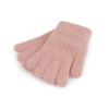 Detské pletené rukavice chlpaté - púdrová Detské pletené rukavice chlpaté - púdrová