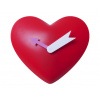Nástenné hodiny Heart, červené, 25cm Nástenné hodiny Heart, červené, 25cm