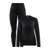 Dámsky termo set Craft Core Dry Baselayer Black S Dámsky termo set Craft Core Dry Baselayer Black S