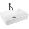 Rea Fiorella, umývadlo na dosku 505x345x130mm, biela lesklá, REA-U6621 Rea Fiorella, umývadlo na dosku 505x345x130mm, biela lesklá, REA-U6621