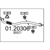 Výfukové potrubie MTS 01.20306 Výfukové potrubie MTS 01.20306