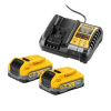 DeWALT DCB1104S2 set aku batérií 18V 2x 3,5Ah + nabíjačka DeWALT DCB1104S2 set aku batérií 18V 2x 3,5Ah + nabíjačka