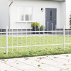 zahrada-XL Záhradný plot 6 pcs Biela 170 x 140 cm 3360160 zahrada-XL Záhradný plot 6 pcs Biela 170 x 140 cm 3360160
