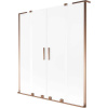 Mexen Velar L Duo, 2-krídlová posuvná vaňová zástena 140 x 150 cm, 8mm sklo námraza, ružové zlato, 896-140-003-32-60 Mexen Velar L Duo, 2-krídlová posuvná vaňová zástena 140 x 150 cm, 8mm sklo námraza, ružové zlato, 896-140-003-32-60