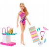 Mattel Barbie Plavkyňa so psíkom GHK23 Mattel Barbie Plavkyňa so psíkom GHK23