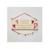 LYMFY | Drevená tabuľka 30x11cm Sestra - kamarátka | prírodné drevo LYMFY | Drevená tabuľka 30x11cm Sestra - kamarátka | prírodné drevo