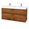 Dreja Umývadlová skrinka Q MAX SZZ4 120 - D27 Cognac / Úchytka T02 / D27 Cognac Dreja Umývadlová skrinka Q MAX SZZ4 120 - D27 Cognac / Úchytka T02 / D27 Cognac