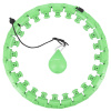 Masážní hula hoop HMS HHW12 plus size se závažím zelená Masážní hula hoop HMS HHW12 plus size se závažím zelená