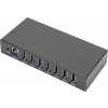 Digitus DA-70258-1 USB Hub 7 portů USB-A USB 3.0 5 GBit/s pro průmyslové použití, kovový ukazatel, se stavovými LED, pro vnitřní a vnější použití, lze ovládat Digitus DA-70258-1 USB Hub 7 portů USB-A USB 3.0 5 GBit/s pro průmyslové použití, kovový ukazatel, se stavovými LED, pro vnitřní a vnější použití, lze ovládat