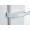 Mini záclonová tyč 75 cm biela kovová Mini záclonová tyč 75 cm biela kovová