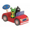 Detoa Drevené auto červené - Krtko na výlete Detoa Drevené auto červené - Krtko na výlete