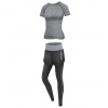 Merco Runner Long 2W fitness set sivá - S Merco Runner Long 2W fitness set sivá - S