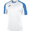 Joma Futbalový dres S/S T-SHIRT ESSENTIAL WHITE-ROYAL BLUE Veľkosť: M Joma Futbalový dres S/S T-SHIRT ESSENTIAL WHITE-ROYAL BLUE Veľkosť: M