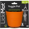LickiMat Yoggie Pot 9,5 x 9 cm lízací kelímok 9,5 x 9 cm oranžový LickiMat Yoggie Pot 9,5 x 9 cm lízací kelímok 9,5 x 9 cm oranžový