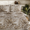 Posteľná súprava, tmavobéžová, so vzorom exotických listov, JAR 46 Posteľná súprava, tmavobéžová, so vzorom exotických listov, JAR 46