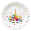 Papierový tanier PAW Eco 23 cm Unicorn Party / 8 ks Papierový tanier PAW Eco 23 cm Unicorn Party / 8 ks