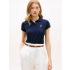 Tommy Hilfiger dámske modré polo tričko WW0WW49259C1G XL Tommy Hilfiger dámske modré polo tričko WW0WW49259C1G XL