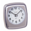 Budík JVD strieborný, 9 cm Budík JVD strieborný, 9 cm