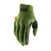 100% COGNITO D3O Gloves Army Green/Black - S