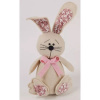 Ružový kvetinový zajačik z plsti - 28 cm Ružový kvetinový zajačik z plsti - 28 cm