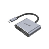 UNITEK D1049A dok/replikátor portov pre notebook USB 2.0 Type-C Strieborná UNITEK D1049A dok/replikátor portov pre notebook USB 2.0 Type-C Strieborná