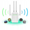 ZOSILŇOVAČ Wi-Fi SIGNÁLU REPEATER VYSOKÝ VÝKON 300M 2.4G 4 ANTÉNY ZOSILŇOVAČ Wi-Fi SIGNÁLU REPEATER VYSOKÝ VÝKON 300M 2.4G 4 ANTÉNY