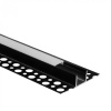 ECO LIGHT Profil GP03 na zapustenie čierny + mliečny difúzor 3m ECO LIGHT Profil GP03 na zapustenie čierny + mliečny difúzor 3m