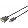 Digitus DVI / DisplayPort kabel Konektor DisplayPort 3.00 m černá DB-340301-030-S dvoužilový stíněný, stíněný Kabel DisplayPort Digitus DVI / DisplayPort kabel Konektor DisplayPort 3.00 m černá DB-340301-030-S dvoužilový stíněný, stíněný Kabel DisplayPort