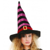 Čarodejnícky klobúk čierno - vínový Čarodejnícky klobúk čierno - vínový