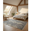 Bakero Kelim Dover ivory/black (160x230 cm) Bakero Kelim Dover ivory/black (160x230 cm)