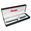 Gélové pero, 0,35 mm, stláčací mechanizmus, telo pera: aquamarin, PENTEL Gélové pero, 0,35 mm, stláčací mechanizmus, telo pera: aquamarin, PENTEL