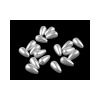 Plastové voskové korálky / perly Glance kvapka 10x20 mm - 20 g biela Plastové voskové korálky / perly Glance kvapka 10x20 mm - 20 g biela