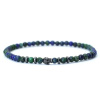 Daniel Dawson Korálkový náramek Dario 4 mm lapis lazuli, ocelová lebka NR2075 19 cm Daniel Dawson Korálkový náramek Dario 4 mm lapis lazuli, ocelová lebka NR2075 19 cm