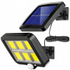 Solárne reflektory LED Halogénová záhradná lampa 6500K IP65 Senzor pohybu a súmraku DECRO LUMILED Solárne reflektory LED Halogénová záhradná lampa 6500K IP65 Senzor pohybu a súmraku DECRO LUMILED