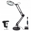 Lampa so Zväčšovacím Sklo Kozmetická Lupa LED Stolná Lampa Lampa so Zväčšovacím Sklo Kozmetická Lupa LED Stolná Lampa