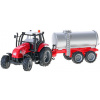 Farming Traktor kov 25 cm na setrvačník s vlečkou na baterie+světlo/zvuk v krabičce Farming Traktor kov 25 cm na setrvačník s vlečkou na baterie+světlo/zvuk v krabičce