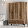 Šatníková skriňa Kumsal TT - Walnut Šatníková skriňa Kumsal TT - Walnut