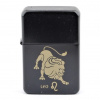 GENTELO Benzínový Zapaľovač 3-1038- Čierny/ Lev GENTELO Benzínový Zapaľovač 3-1038- Čierny/ Lev