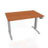 Hobis Pracovný stôl Motion, PO, 2S, 160x70,5-120,5x80 cm, čerešňa/sivá Hobis Pracovný stôl Motion, PO, 2S, 160x70,5-120,5x80 cm, čerešňa/sivá