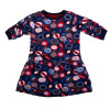 K-Baby Dievčenské bavlnené šaty, Ovocie - granátové, veľ. 74 K-Baby Dievčenské bavlnené šaty, Ovocie - granátové, veľ. 74