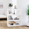 vidaXL Knižnica/deliaca stena biela 80x30x103,5 cm masívna borovica vidaXL Knižnica/deliaca stena biela 80x30x103,5 cm masívna borovica