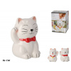Pokladnička biela mačka 15 cm 2 druhy Pokladnička biela mačka 15 cm 2 druhy